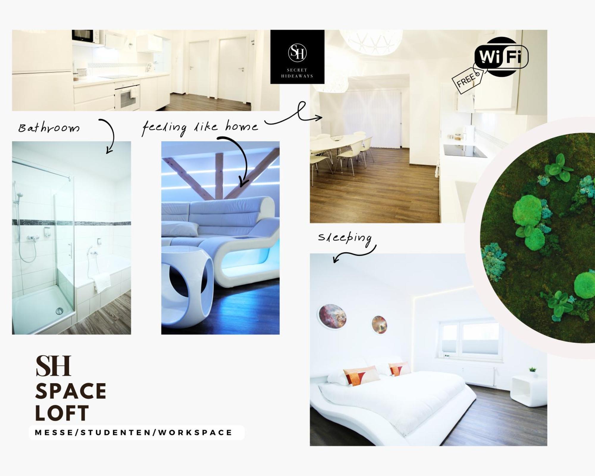 Secret Hideaways Space Loft Wohndesign Auf 2 Etagen L 450M Bis Uni ดุยส์บูร์ก ภายนอก รูปภาพ