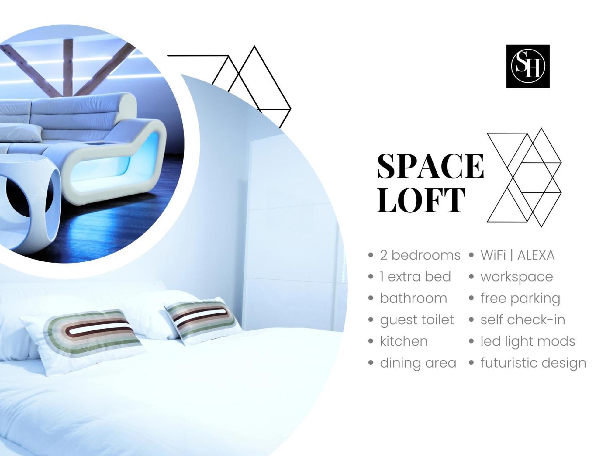 Secret Hideaways Space Loft Wohndesign Auf 2 Etagen L 450M Bis Uni ดุยส์บูร์ก ภายนอก รูปภาพ